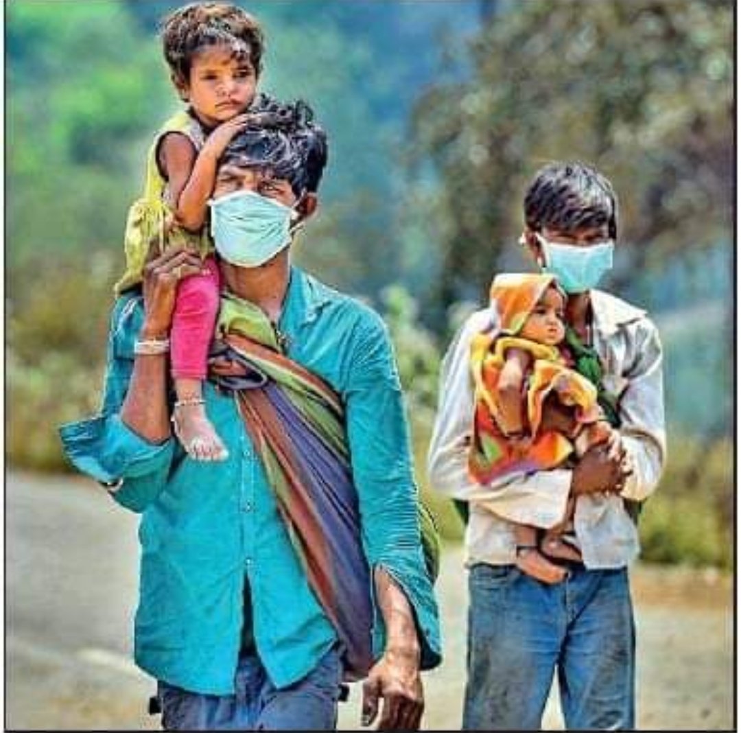 mohitpunit's tweet image. “मेरा क़िस्सा सुन लिया तो ग़मज़दा होने लगोगे... मैं तुम्हारा कुछ नहीं हूँ फिर भी तुम रोने लगोगे..!!!” #Labours #LaboursInLockdown