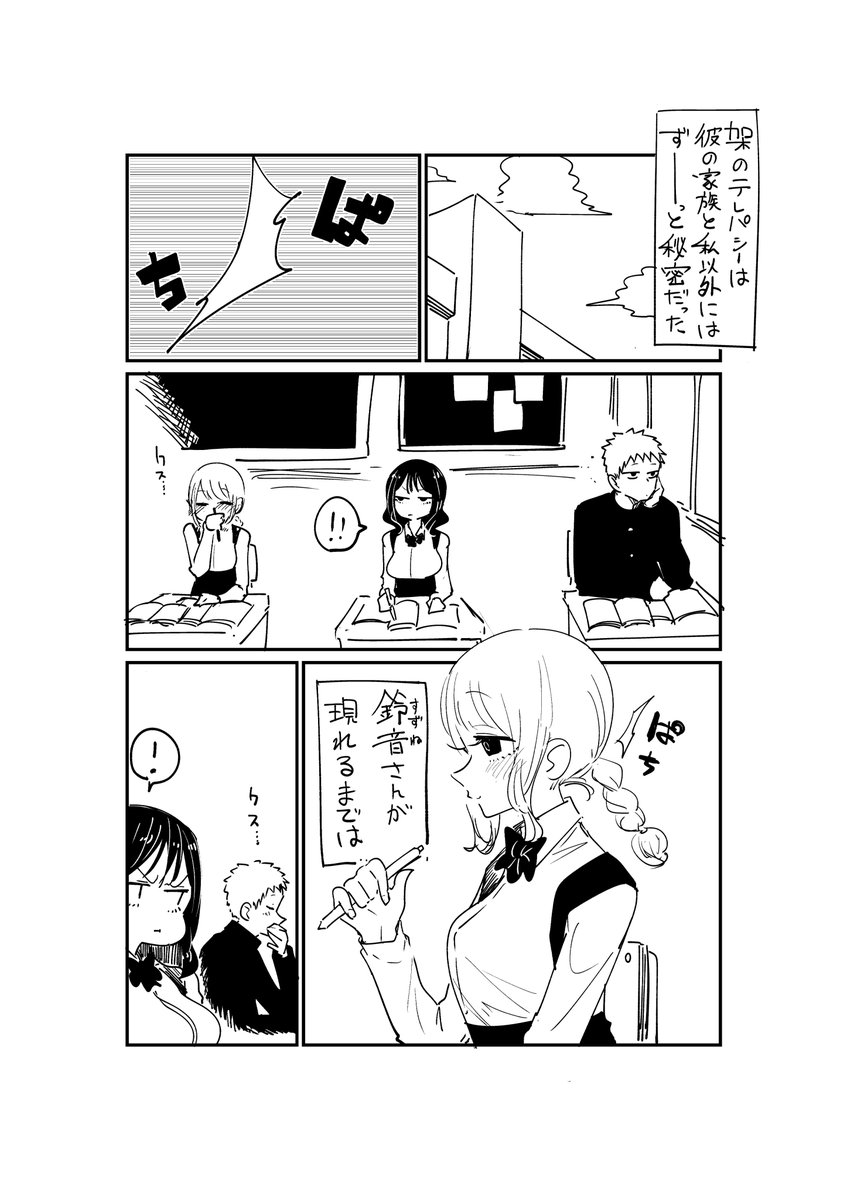 ふたりのテレパシストの漫画

#創作漫画 