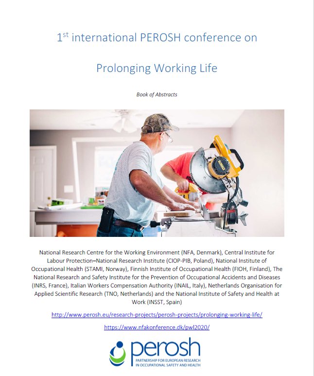 CSWahlin's tweet photo. Now digital @perosh_eu conference on ”prolonging working life”. Opening by @LarsLAndersen We live longer so we have to work longer. But who can work longer? Do we have the health? Do we want to continue? @NathanHutting @glikeria_sk @LinaViita #OSH https://t.co/pZwgdiizyT https://t.co/5osVYTaDUr