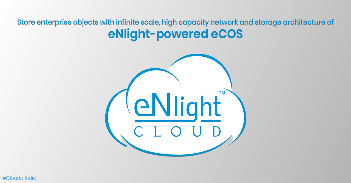ESDSDataCenter's tweet image. #eNlightCloud Object Storage (eCOS) enables infinite vertical and horizontal auto-scaling for your enterprise objects which reduces the TCO of storage infrastructure with eNlight’s Pay-Per-Use model’. Learn more: esds.co.in/ecos #eCOS #CloudofIndia #ESDS