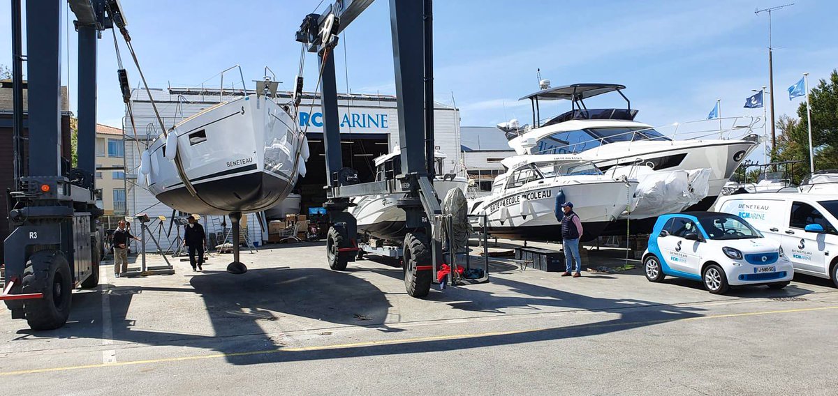 Loïc Roix, #RCMarine « Le gros de l'activité aujourd'hui est la préparation des bateaux pour la saison » bit.ly/2XFDLDB #beneteau #accastillage #lessables #stgilles #lecrouesty #plaisance