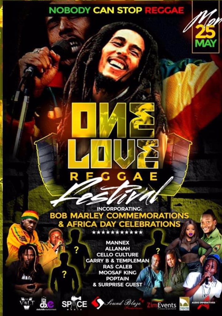 Catch the ONE LOVE Reggae concert tonight live on the Theatre in the Park-Harare Facebook page starting at 7pm  @DavesGuzha  <a href="/JasenMphepo/">Jasen Mphepo</a>   #AfricaDay2020 #africaday