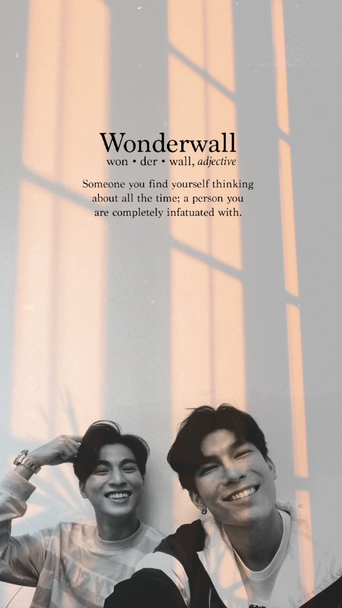  Because maybe, you're gonna be the one that saves meAnd after all, you're my wonderwall 