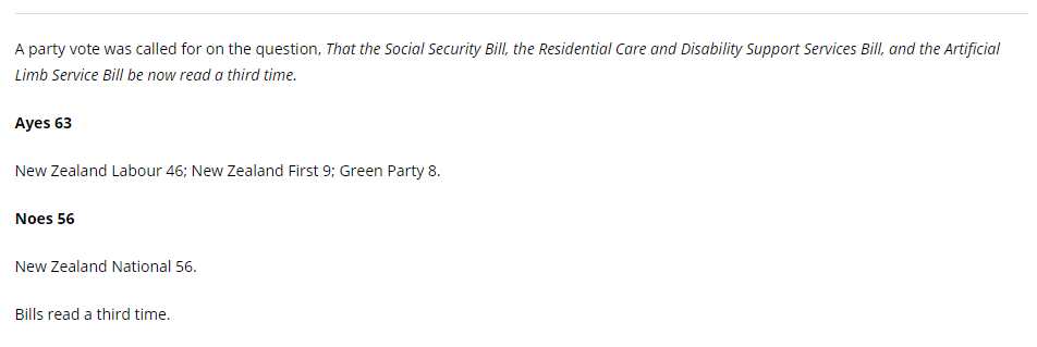 There are currently zero votes in Parliament to implement the WEAG reforms. No Green MP has introduced a bill. No Green MP proposed a single amendment to the Social Security Bill in 2018. The current benefit system is what it is *because* the Green Party unanimously voted for it.  https://twitter.com/JulieAnneGenter/status/1264823633517543427