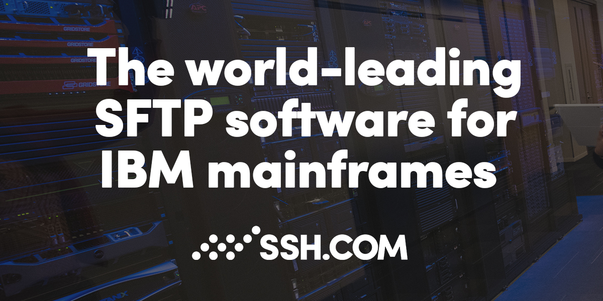 SSH's tweet photo. Interested in fast &amp; secure file transfer in bulk data processing? Download the Tectia SSH z/OS data sheet and learn about the world-leading #SFTP software for IBM mainframes. https://t.co/MUx1F3lBNL

#cybersecurity #ssh #secureshell #mainframe #zOS #filetransfer https://t.co/tdYgRFJIJ3