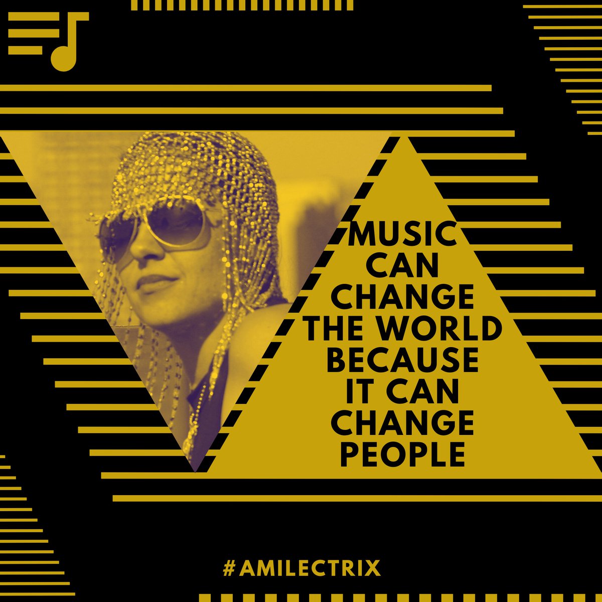 ♫♪♫ MUSIC CAN CHANGE THE WORLD BECAUSE IT CAN CHANGE PEOPLE ♫♪♫ #MusicMonday 

#amilectrix #dj #femaledj #artist #music #electro #techno #funky #housemusic #edm #marketing #dance #entertainment #style #love #life #positivevibes #happiness #motivation #staysafe #lockdown