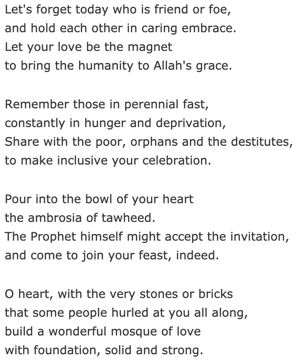 #KaziNazrulIslam's 121st birth anniversary coincides with #Eid this year. Here are his song for #Eid composed in 1931 (he was 32-33): 'O Mon Romzaner Oi Rojaar Sheshe Aylo Khusheir Eid (Dear heart, at the end of that Rozaa of Ramzaan, came a happy Eid)' + youtube.com/watch?v=h2sMo_…