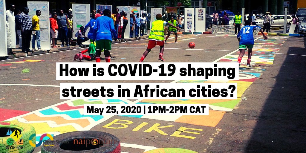 Open Streets Africa ( localsouth.bsky.social) (@openstreetsct) on Twitter photo Just 1 hour to go!
Join us to share your vision for streets in #AfricanCities #StreetsForPeople #CovidStreets
#AfricaDay2020
@Transport_CT <a href="/350Africa/">350 Africa</a> <a href="/UNHABITAT/">UN-Habitat</a> <a href="/climateWWF/">WWF Climate & Energy</a> <a href="/StreetPlans/">Street Plans</a> <a href="/c40cities/">C40 Cities</a> <a href="/BYCS_org/">BYCS</a> <a href="/BicycleMayorCT/">Bicycle Mayor of Cape Town</a> <a href="/mandyug/">Amanda Ngabirano</a> Just 1 hour to go!
Join us to share your vision for streets in #AfricanCities #StreetsForPeople #CovidStreets
#AfricaDay2020
@Transport_CT <a href="/350Africa/">350 Africa</a> <a href="/UNHABITAT/">UN-Habitat</a> <a href="/climateWWF/">WWF Climate & Energy</a> <a href="/StreetPlans/">Street Plans</a> <a href="/c40cities/">C40 Cities</a> <a href="/BYCS_org/">BYCS</a> <a href="/BicycleMayorCT/">Bicycle Mayor of Cape Town</a> <a href="/mandyug/">Amanda Ngabirano</a>