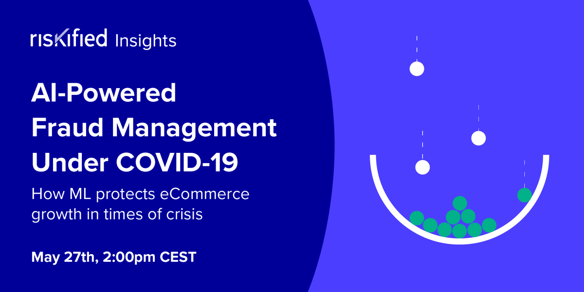 Riskified's tweet photo. Tune in for a live discussion next Wednesday to hear from Riskified's best about how 
 #machinelearning can boost #eCommerce operations in times of crisis. Sign up here: https://t.co/SCL9j1XRST
 #ecommercegrowth #frauddetection #fraudanalysis https://t.co/WEel3c54cr