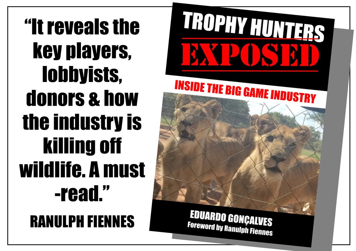 CBTHunting's tweet photo. Dear @BorisJohnson 

An editorial in The Times today about new book ‘Trophy Hunters Exposed: Inside the Big Game Industry’ says:

“Killing for Sport -
Britain should ban the import of animal trophies”

It’s time to get the Ban done. 

Get your copy from: https://t.co/fofB84XlY3 https://t.co/7lwZlrEyYV