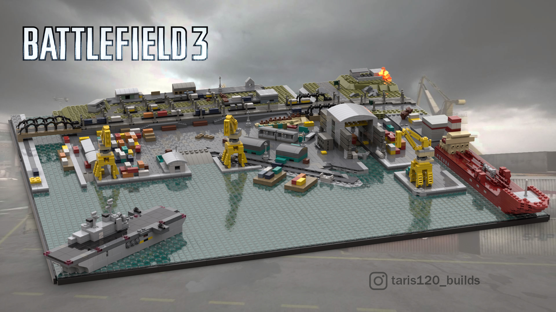 Taris120_Builds creating Battlefield maps... in Lego Bricks | Patreon