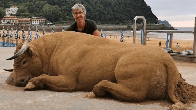 Les #animaux de #sable incroyablement réalistes d'Andoni Bastarrika creapills.com/animaux-sable-…