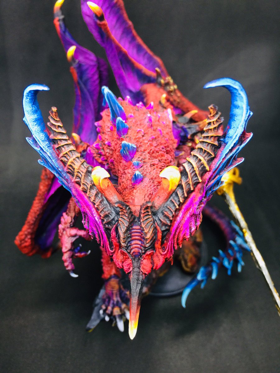 OtadaDisco's tweet photo. #ファレホ #vallejo #zealotminiatures #ゼロテ #魔人 #ボークス #筆塗り
『Agamemnoth. Demon Lord』

( ^ω^ )「美しき、滅びの母なる力を！」

とたまには言わしてーや。いやっほーい https://t.co/Af3GNjaz3j