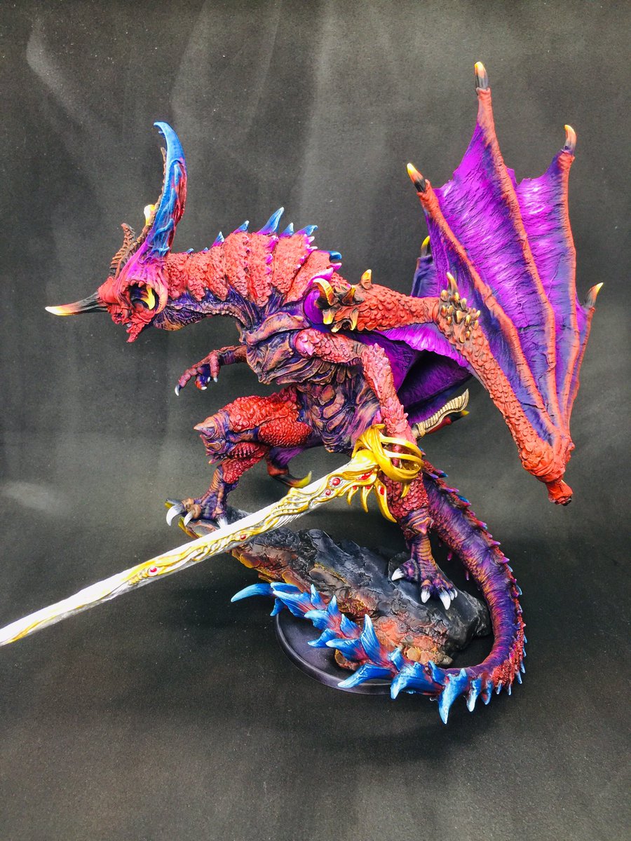OtadaDisco's tweet photo. #ファレホ #vallejo #zealotminiatures #ゼロテ #魔人 #ボークス #筆塗り
『Agamemnoth. Demon Lord』

( ^ω^ )「美しき、滅びの母なる力を！」

とたまには言わしてーや。いやっほーい https://t.co/Af3GNjaz3j