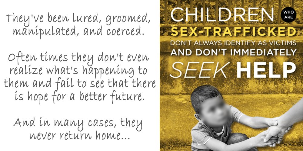  #MissingChildrensDay  #WhereAreTheChildren  #SeeSomethingSaySomething  #SaveTheChildren  #InItTogether  #WWG1WGAVictim testimonies... many can't tell their story anymore... https://www.unodc.org/documents/human-trafficking/GLO-ACT/GLOACT_Victim-Testimonies_October_2017.pdf