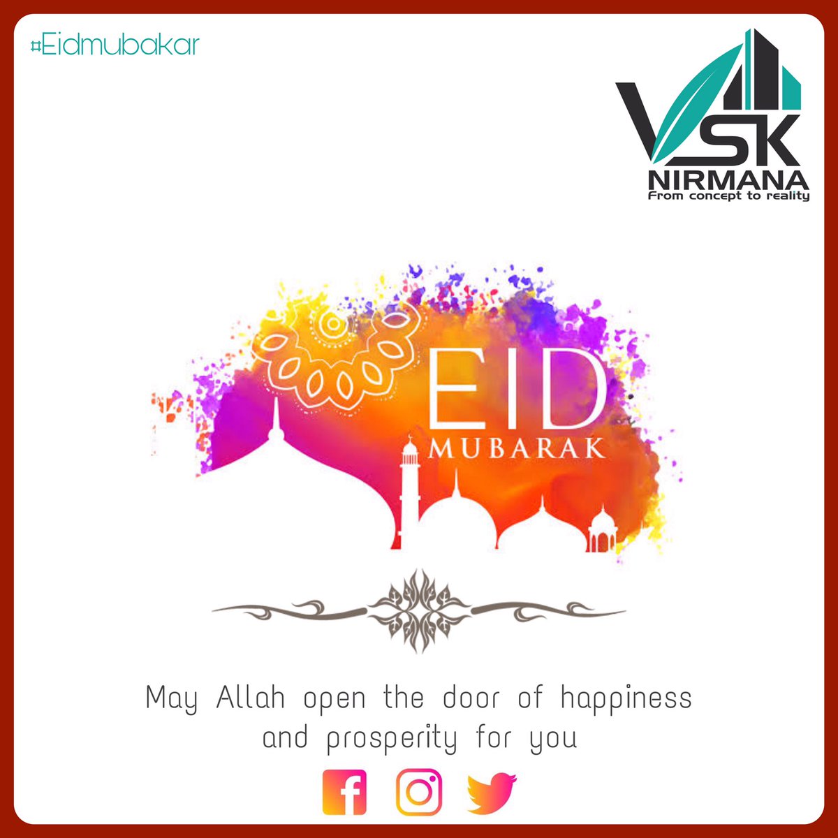 SanketQuotes's tweet photo. May Allah open the doors of happiness and prosperity for you. Eid Mubarak to you and your family. Enjoy a blessed time during this Eid
EID MUBARAK🎊🎉😀 https://t.co/Eeazj0Yovy