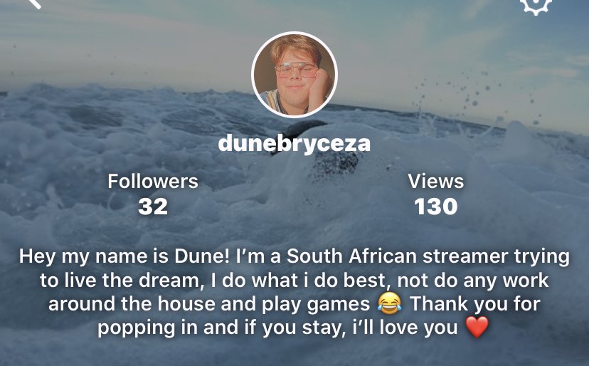 duniecorn's tweet photo. Morning morning! 
Just logged on to see that i’ve grown 5 followers over night, couldn’t be happier 😁
I need 18 more to 50! One more check off that twitch affiliate program, please help a man out! 
🇿🇦 https://t.co/g79rQD4A9M https://t.co/vR6H9BqSaO