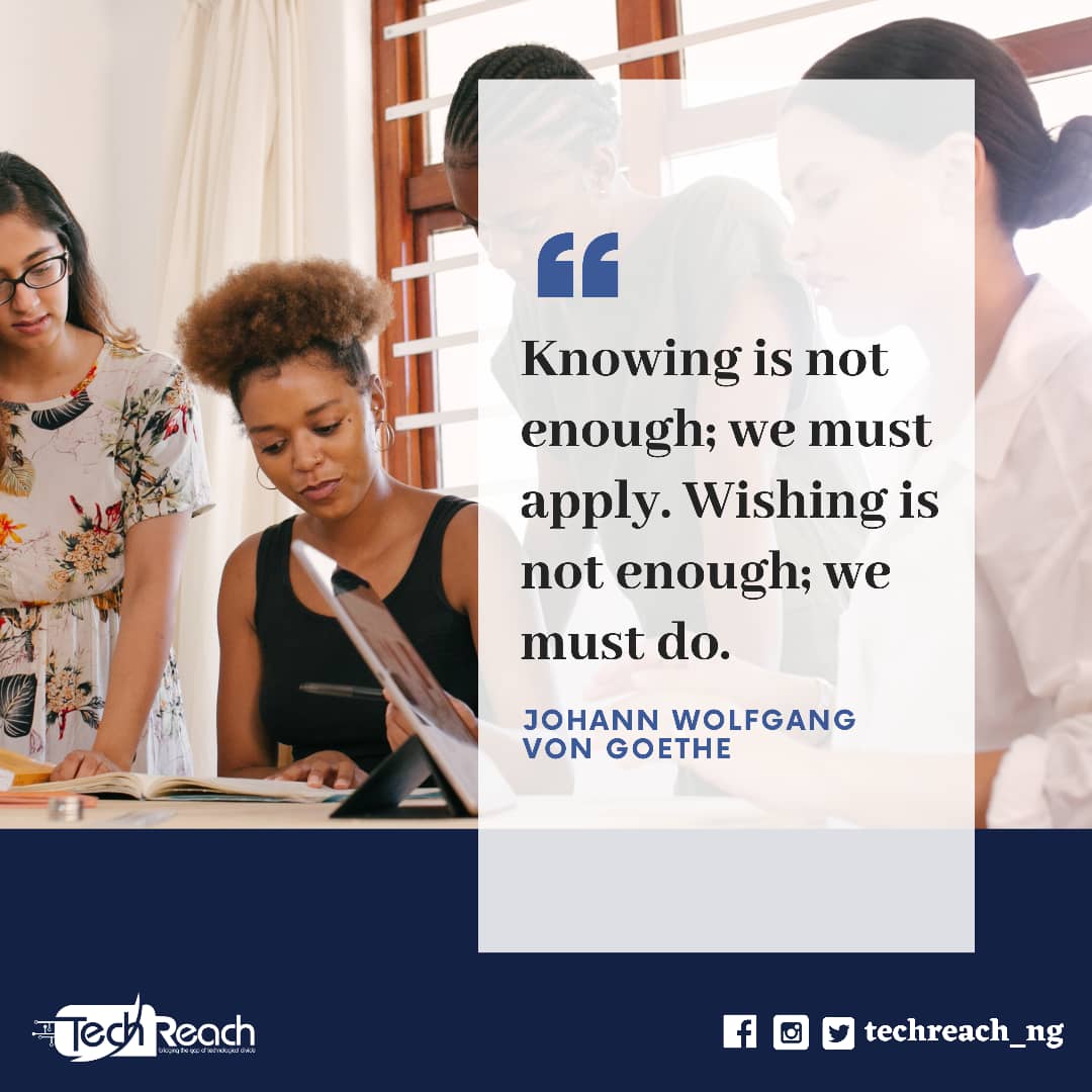 Techreachmakers's tweet photo. #MondayMotivaton
#techreach
#Nigeria https://t.co/jZZ3DjjdCY