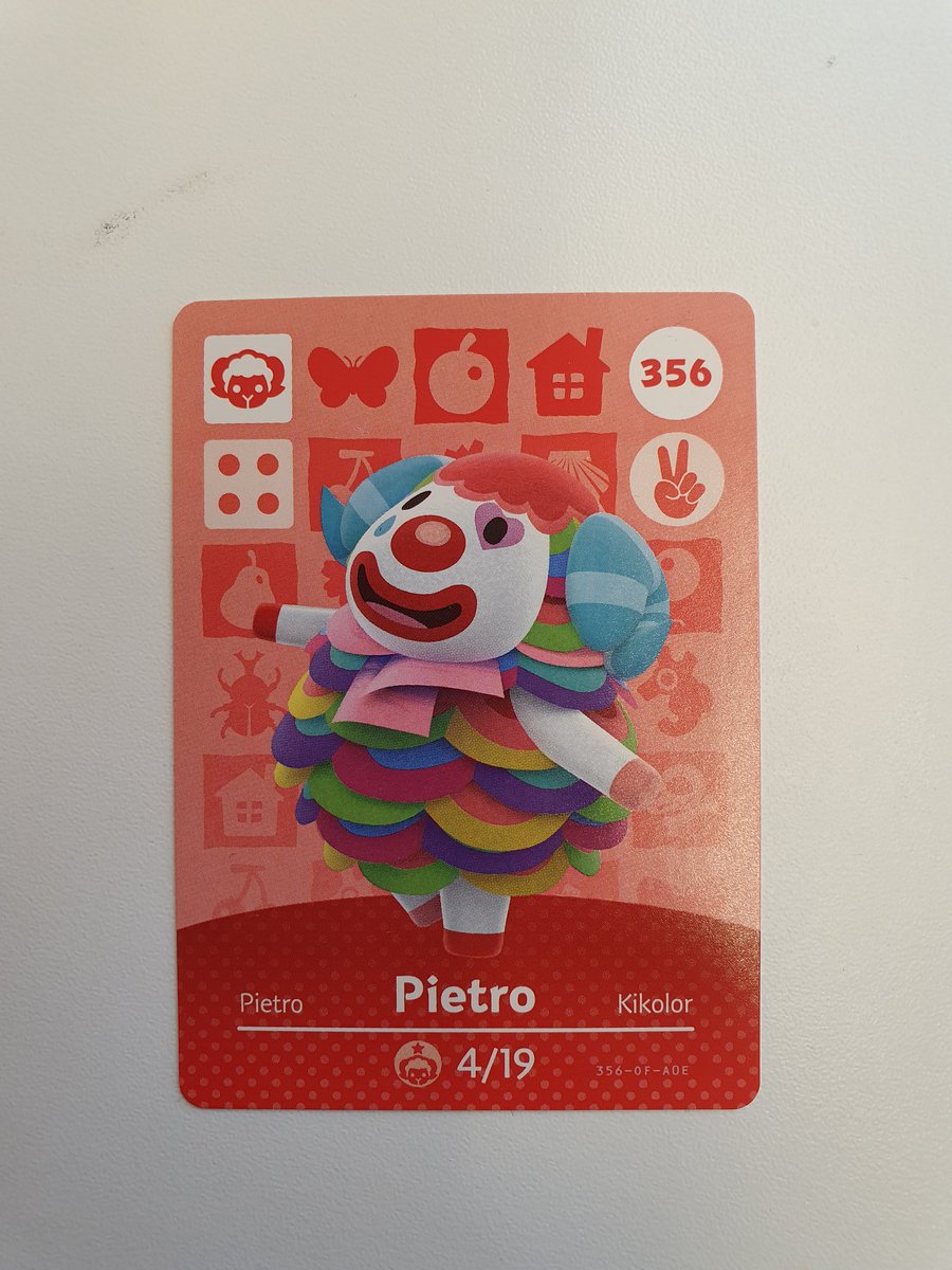 SHEEP   #ACNH  He's colorful and probably queer - Pietro (356) brings a color splash to your island. For 15€ he is your new neighbour and brightens your island life (14/x)