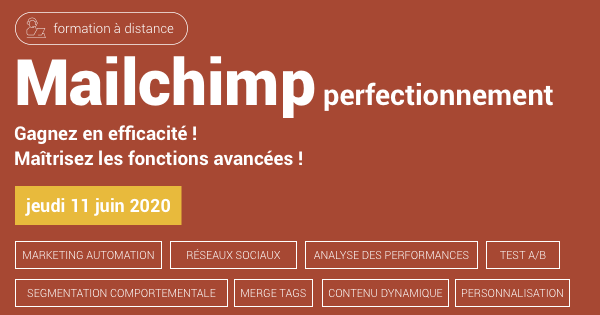 pignonsurmail's tweet photo. New formation distancielle #MailChimp perfectionnement le 11 juin.  Optimisation audience, segmentation comportementale, marketing automation, contenu dynamique, campagne réseaux sociaux ...  https://t.co/MEyh0CLML7 by Formateur expert certifié Mailchimp #emailing #Email https://t.co/Z64FJGsGpf