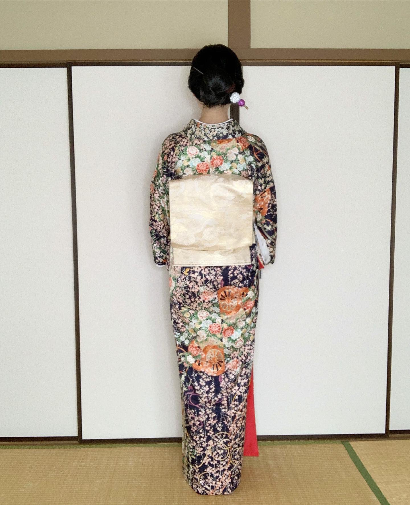 すなお 鬼滅の刃 珠代様の着付けを再現してみた