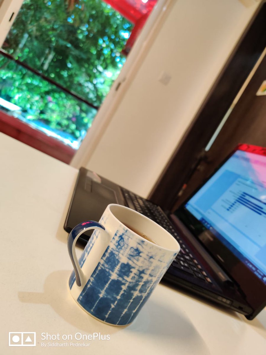 #Worksvibes 

Small cup of coffee and this green view and rest is history. 

#Covid19 #Cleanworkplace #Hygineworkplace #Coworkingplaces #Coworking #Pune #Baner #India #Greenzone #Startover #Coworks #Sharedoffice