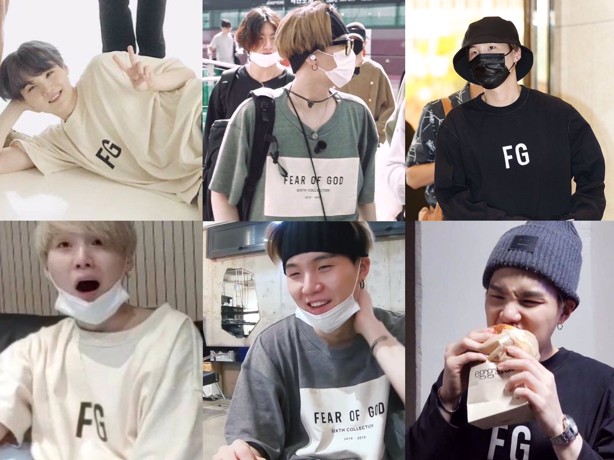 yoongi and his fg collection