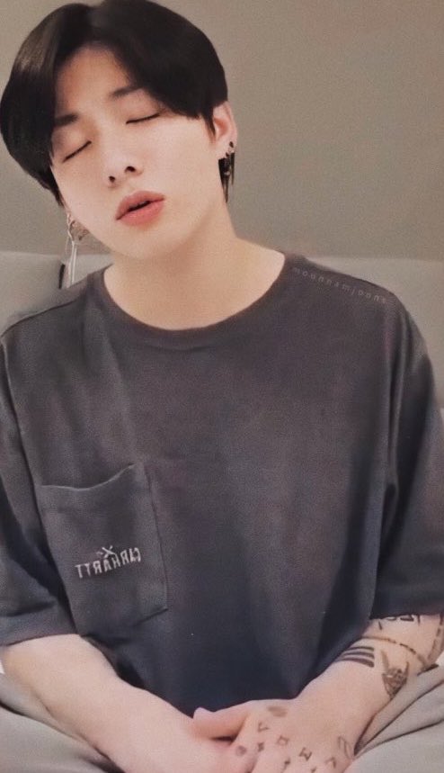 jungkook and his carhartt shirt