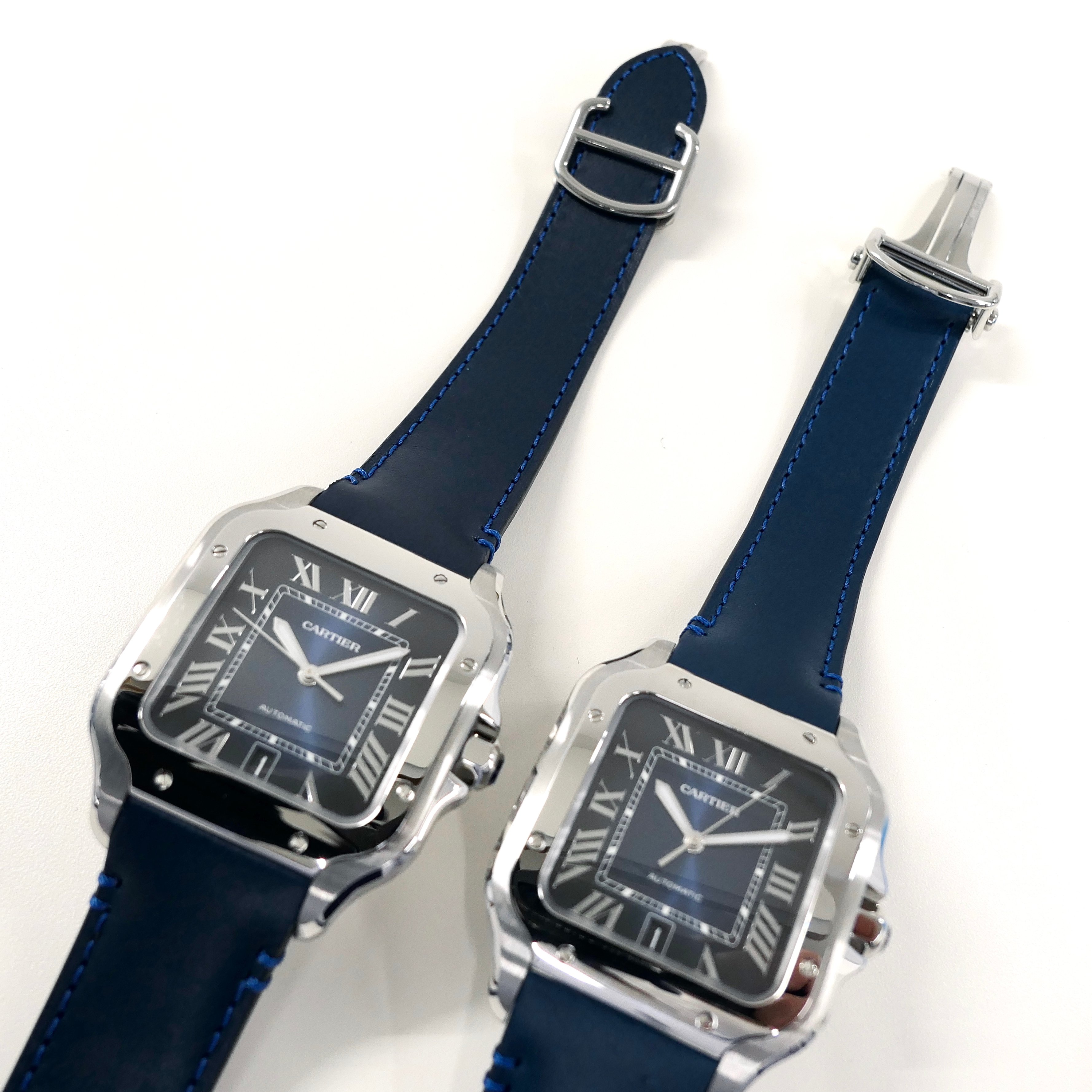 Cartier」サントスドゥカルティエLM 革ベルトのみ