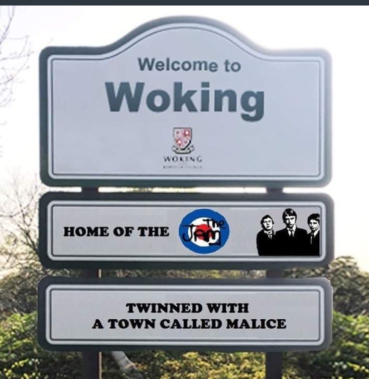 robmay70's tweet photo. A very happy birthday to #PaulWeller 62 today! 
#Woking #TheJam https://t.co/XmxKWouvpp