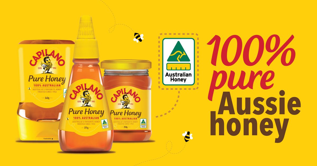 We're proud to be #AustralianOwned and operated, since 1953. Products with a Capilano logo contain 100% pure Australian honey that has been produced by hardworking Aussie beekeeping families. 🐝🇦🇺
#AustralianMade #AustralianHoney #CapilanoHoney #SupportAussieBeekeepers