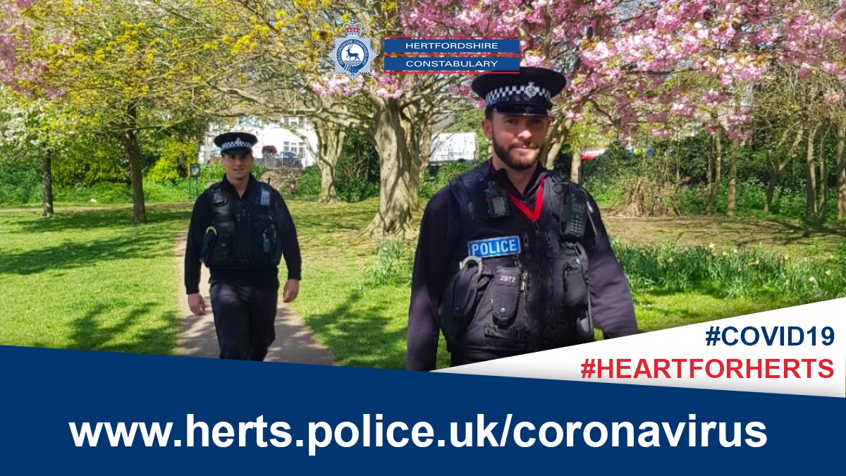 Herts Police tweet media