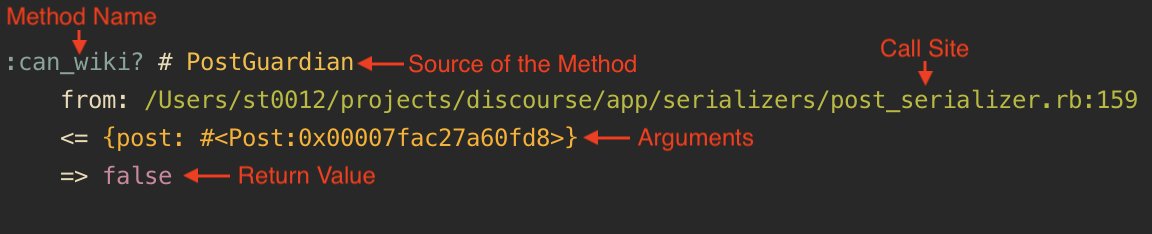 _st0012's tweet photo. I just published a major version upgrade (v0.5.0) of my #tapping_device gem!

It now has colorized output, refurnished readme, and is a lot simpler to use.

See how it can help you debug your apps with just one line of code👇
https://t.co/rP7Y9G5eJV https://t.co/PZVFWHkvMP