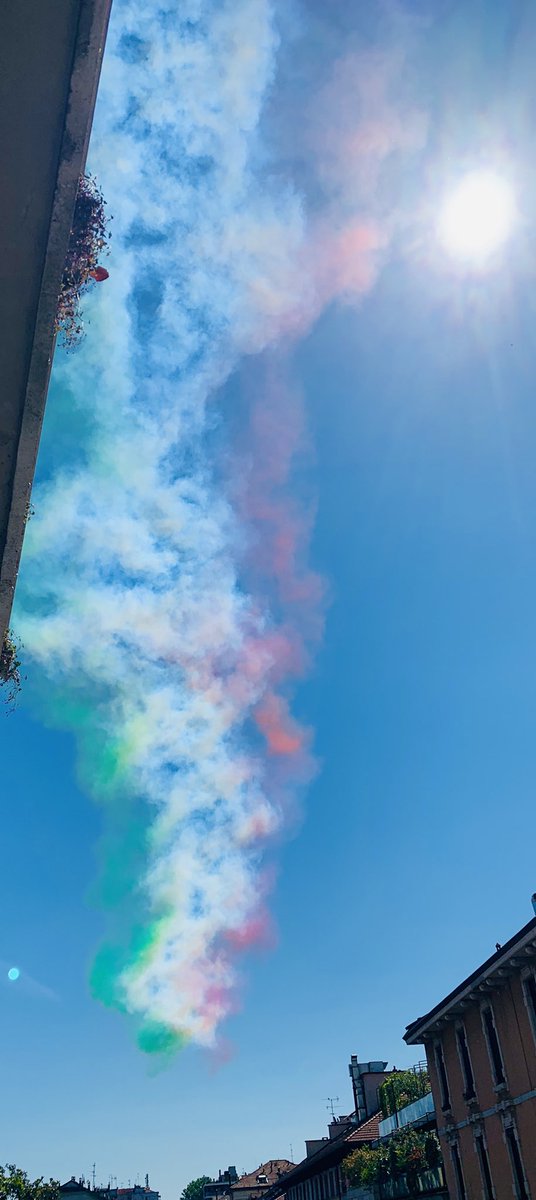 Frecce tricolori in città #Milano
