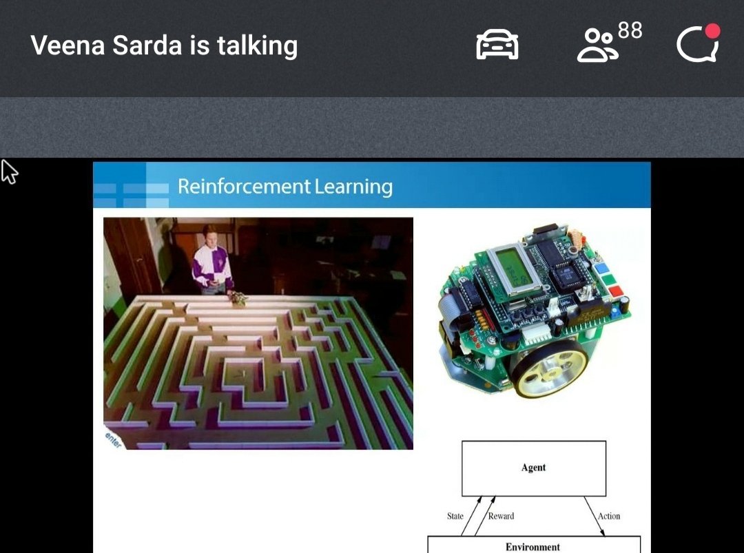 Thanks <a href="/sardaveena/">Veena Sarda</a> for taking out time and sharing your knowledge with more than 110 #young #Indian minds, through "Use cases of #MachineLearning", a #FreeWebinar organised by <a href="/CsharpCorner/">C# Corner</a> 

#BigData #fakenewsdetector #Machine #learning #data #datascience #DeepLearning #datasets