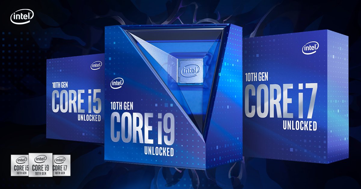 Missa inte att <a href="/IntelGaming/">Intel Gaming</a> har släppt de nya upplåsta K-processorerna ur Comet Lake nu ->  bit.ly/2Wt2aeP