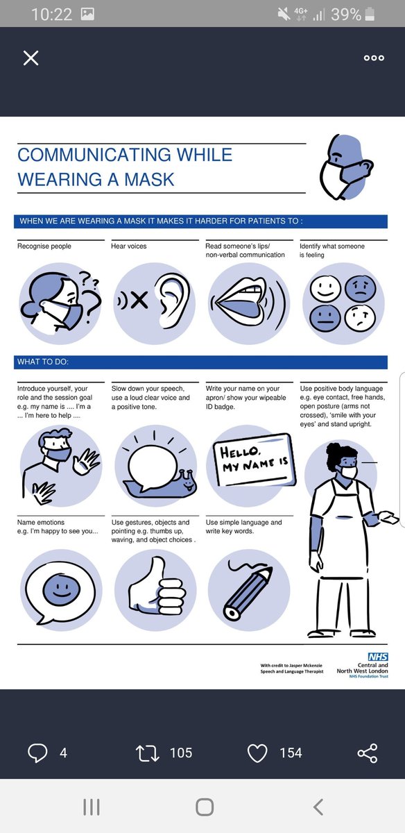craven_fi's tweet photo. @drohanlon Good communication is so important, now more than ever. PPE can make it harder but there's still much we can do to communicate clearly and with empathy. https://t.co/vCVvogWLVz