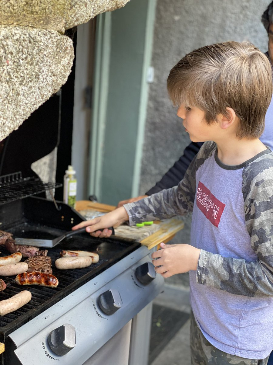 We made chocolate cake, smoothies, waffles and bbq’d steaks for <a href="/stclares1803/">St. Clare's Primary</a> cook-off challenge. Just as well training for virtual sports day begins today!!