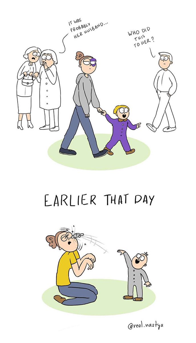 Every woman wants to taste the joy of motherhood but it comes with stress and issues sometimes. Anastasiya Lykova, an artist has drawn us some witty and insightful comics about the life of MOMs. Time to appreciate our MOTHERS... A very relatable thread 