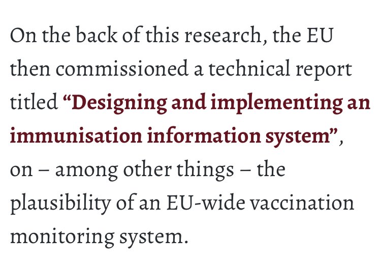 7) “Implementing an immunisation information system”  is the digital form to let someone exist and be inside the “better of” society.  #Vaccine is just the excuse to  #TrackPeople and block unwanted migrants from joining new societies -allowing them to found better and new life.