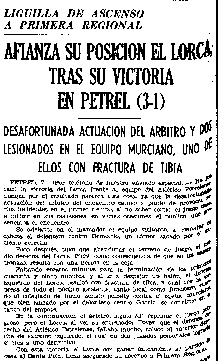 Lorca6970's tweet photo. Crónica de la victoria de ayer en tierras alicantinas: https://t.co/a6gYvkCsHQ