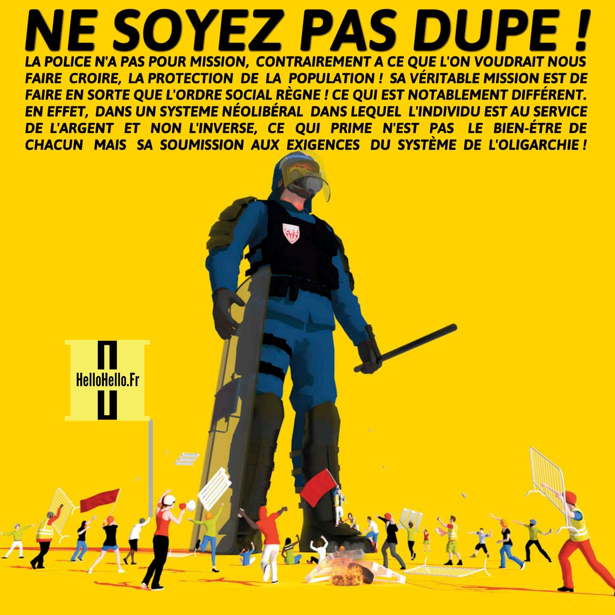 HelloHelloInfo's tweet photo. LES GARDIENS DE LA FAUSSE PAIX
#HelloHelloInfo #HelloHelloNews #InfoDuPeuple #GJ #Covid #Boycott #InfoDissidente #FrExit #StopCorruption #StopChemtrail #IntelligenceCollective #StopVaccination #GlobalDebout #ConvergenceDesLuttes #GiletsJaunes #OnVautMieuxQueCa #OnBloqueTout https://t.co/zp9XQGLGcC