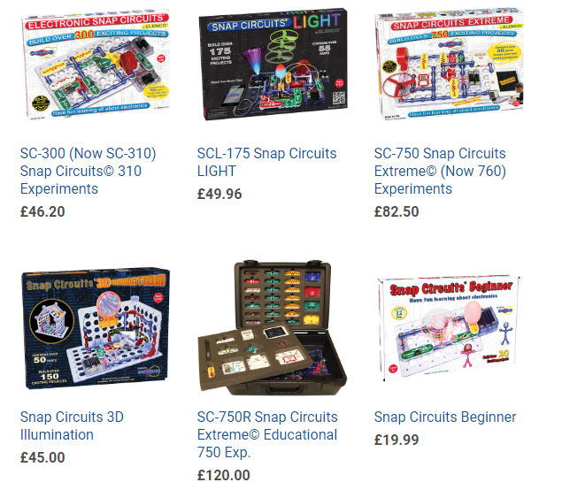 Cyntech1's tweet photo. New stock all arrived of our Snap Circuits collections.
#stem #homeeducation #snapcircuits #learning #cyntech
https://t.co/XOddxu8QVJ https://t.co/mYz6hUnNK4