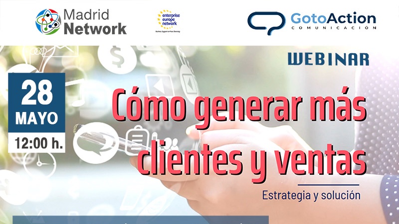 ¿Tienes varias herramientas digitales sin integrar y no les encuentras valor? te enseñamos cómo hacerlo en nuestro webinar: Cómo generar más clientes y ventas <a href="/GTAcomunicacio/">Go To Action Comunicación</a> <a href="/gemasanzs/">Gema Sanz Sanz</a> <a href="/EEN_spain/">EEN Spain</a> <a href="/een_madrid/">EEN Madrid</a> 

madridnetwork.org/eventosmn/28-m…