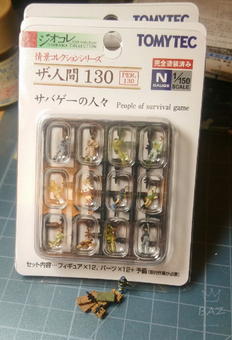 Twitter पर Baz Li 終於入手了 1 150 Tomytec的ザ 人間系列 130 生存遊戲的人們 有了妹子 就是感覺不一樣啊 ザ 人間130 Tomytec