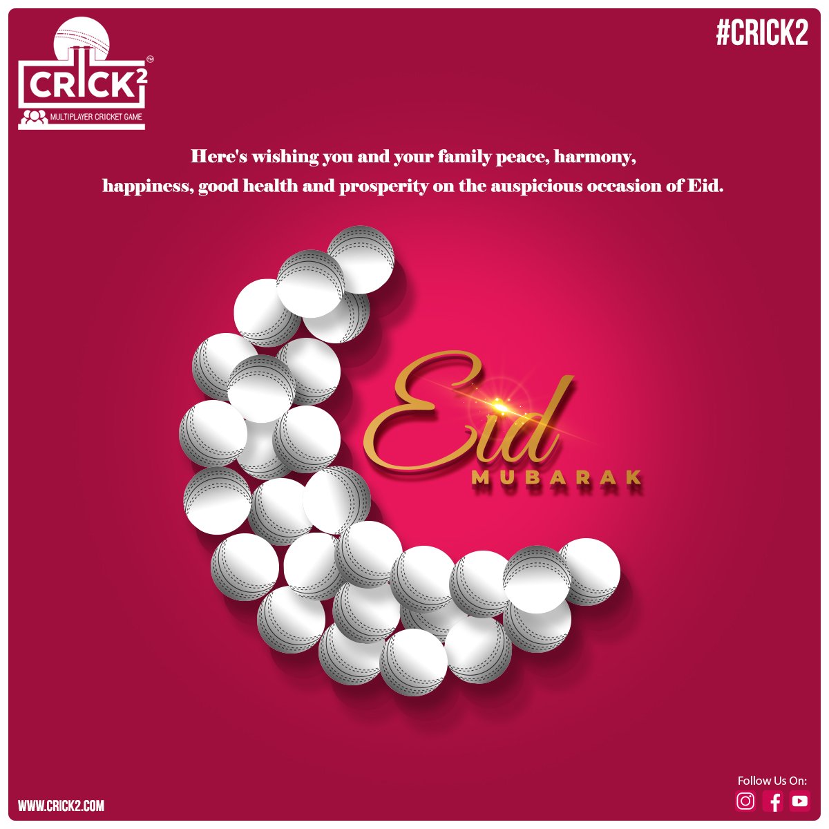Crick2Game's tweet photo. May the almighty God open the doors of happiness and fulfill all your dreams. 

#Eid2020 #eid #EidUlFitr #EidMubark #eidmubarak2020 #EidMubaarak # https://t.co/vVyK8HU5QF