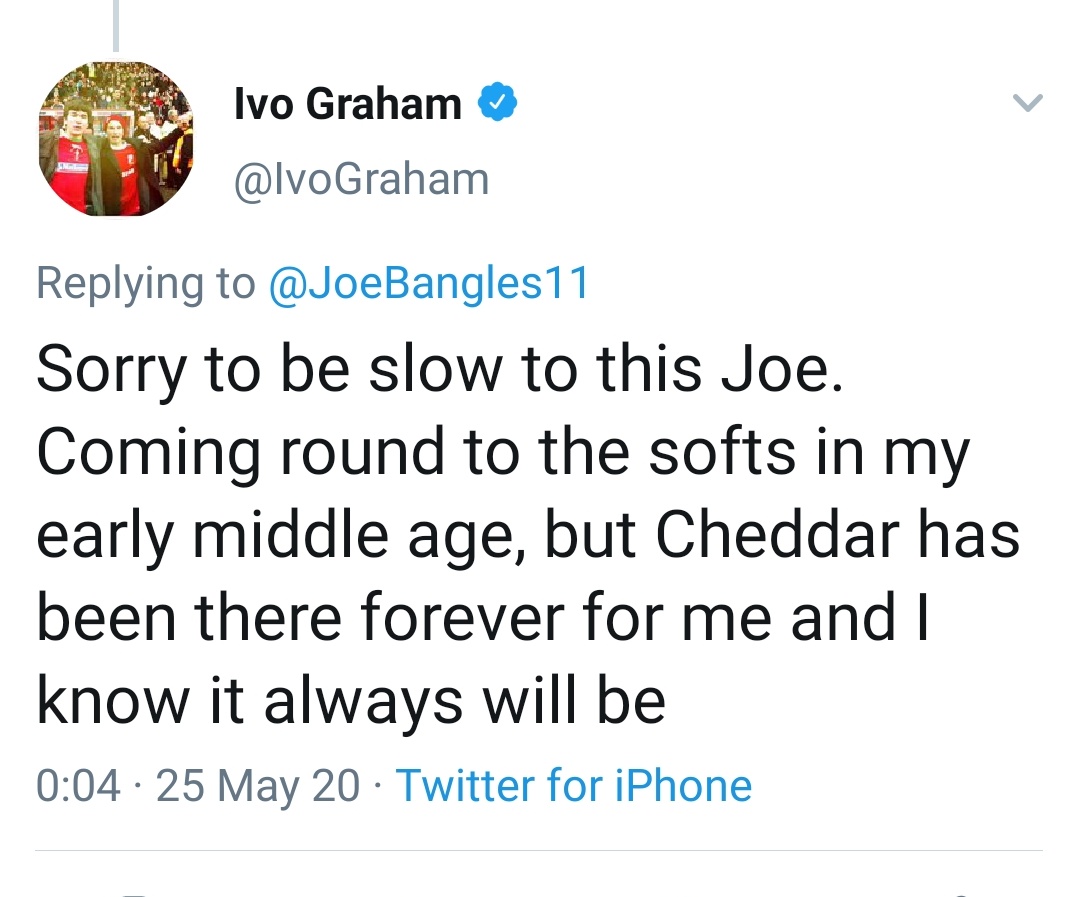 Good morning and a massive thank you to  @LucyABeaumont,  @TapeFaceBoy,  @IvoGraham and  @themiltonjones for taking the time to reply (and suffering my incessant dairy based questioning)!Welcome to my Celebrity Wall Of Cheese! #MondayMotivation  #mondaythoughts  #BankHolidayMonday