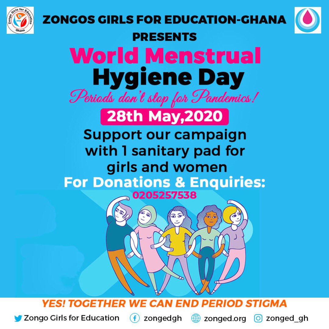 ZongoGirls's tweet photo. Periods don’t stop for pandemics https://t.co/qwH4oZJI9m
