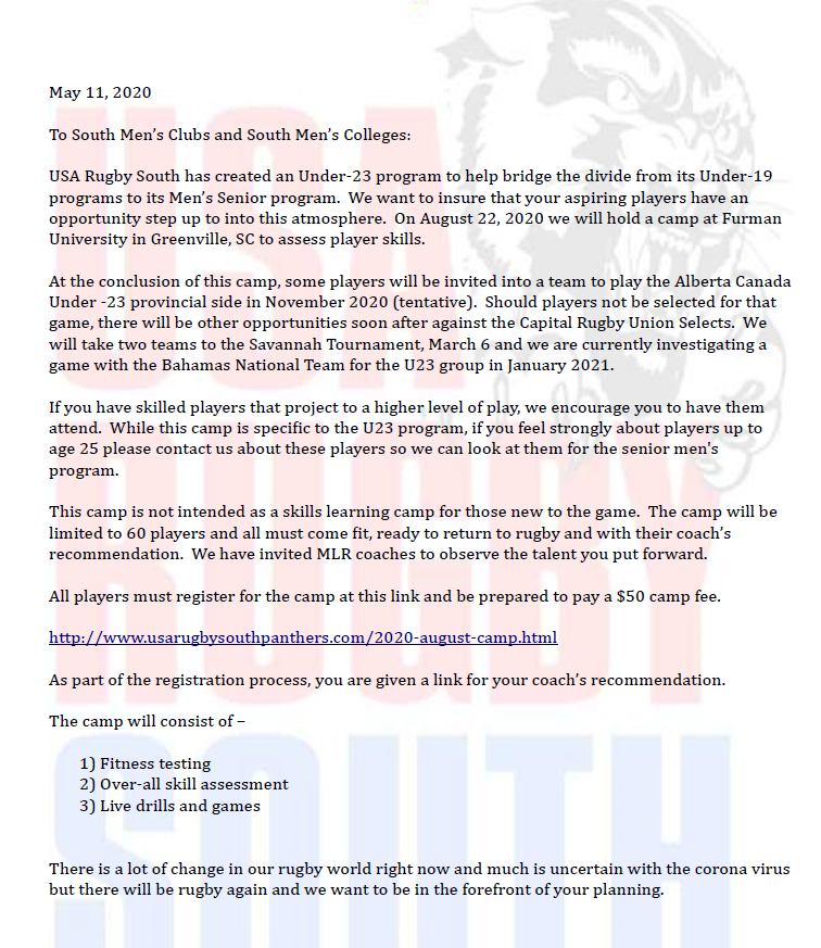 USA Rugby South tweet media