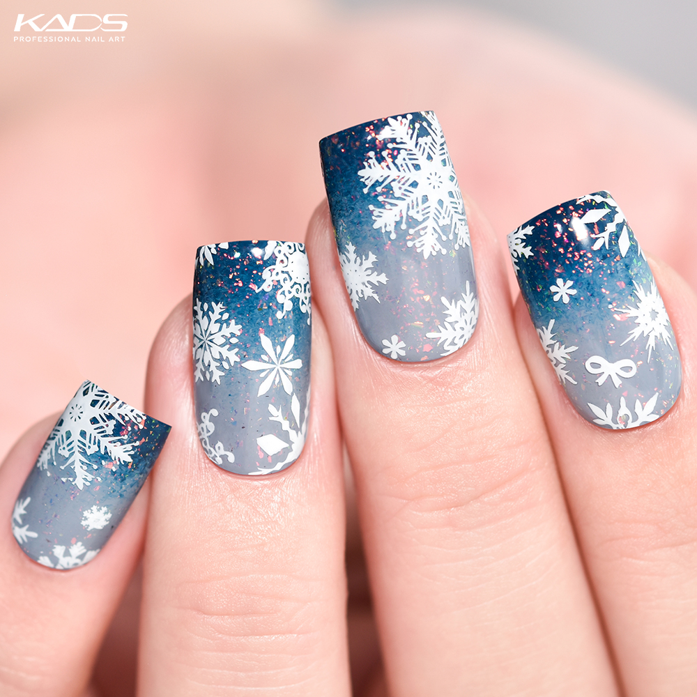 Kadsnailart's tweet photo. ❄️❄️❄️ KADS stamping plate · Christmas 015 ·
KADS top coat · YD01 Fairy Dream ·Available now at AliExpress store(link in bio). #nails #kads #kadsnailart #nailart #naildesigns  #kadschristmas #kadschristmas015 #nailpolish #snownails #christmasnails #bluenails #2020nails https://t.co/9IBH8evWnu